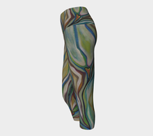 Load image into Gallery viewer, Love is Breaking Through Yoga Capris