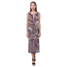 Load image into Gallery viewer, Sweet Aroma Sleeveless Open Fork Long Dress