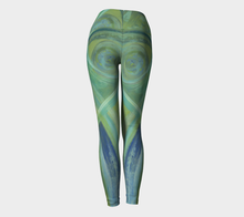 Load image into Gallery viewer, Green Yoga Leggings