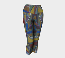 Load image into Gallery viewer, Ribbon in the Sky Yoga Capris