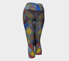 Load image into Gallery viewer, Ribbon in the Sky Yoga Capris