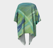 Load image into Gallery viewer, Green Draped Kimono