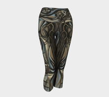Load image into Gallery viewer, Misty Trees Yoga Capris