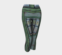 Load image into Gallery viewer, Green Gaze Yoga Capris