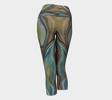 Load image into Gallery viewer, Love is Breaking Through Yoga Capris