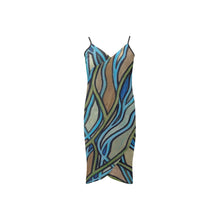 Load image into Gallery viewer, Ingrained Spaghetti Strap Backless Beach Dress