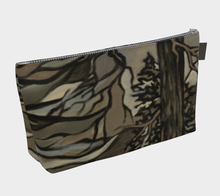 Load image into Gallery viewer, Misty Trees 1 Makeup Bag
