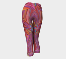 Load image into Gallery viewer, Love God Love People Yoga Capris