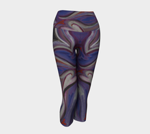 Load image into Gallery viewer, Resurrected Hearts Yoga Capris