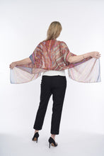 Load image into Gallery viewer, Nothing Gold Can Stay Poly Chiffon Draped Kimono (S/M)