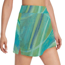 Load image into Gallery viewer, Green Skort