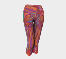 Load image into Gallery viewer, Love God Love People Yoga Capris