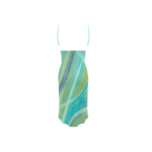 Load image into Gallery viewer, Green Spaghetti Strap Backless Beach Dress
