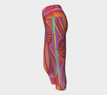 Load image into Gallery viewer, Love God Love People Yoga Capris
