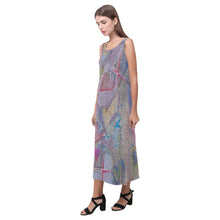 Load image into Gallery viewer, Sometimes Sleeveless Open Fork Long Dress