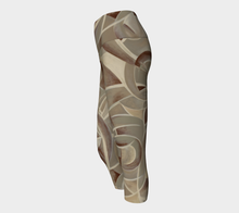 Load image into Gallery viewer, Metallic Femininity Yoga Capris