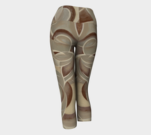 Load image into Gallery viewer, Metallic Femininity Yoga Capris