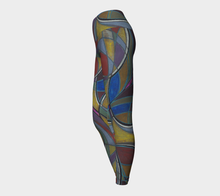 Load image into Gallery viewer, Ribbon in the Sky Yoga Leggings