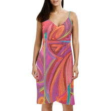 Load image into Gallery viewer, Love God Love People Spaghetti Strap Backless Beach Dress