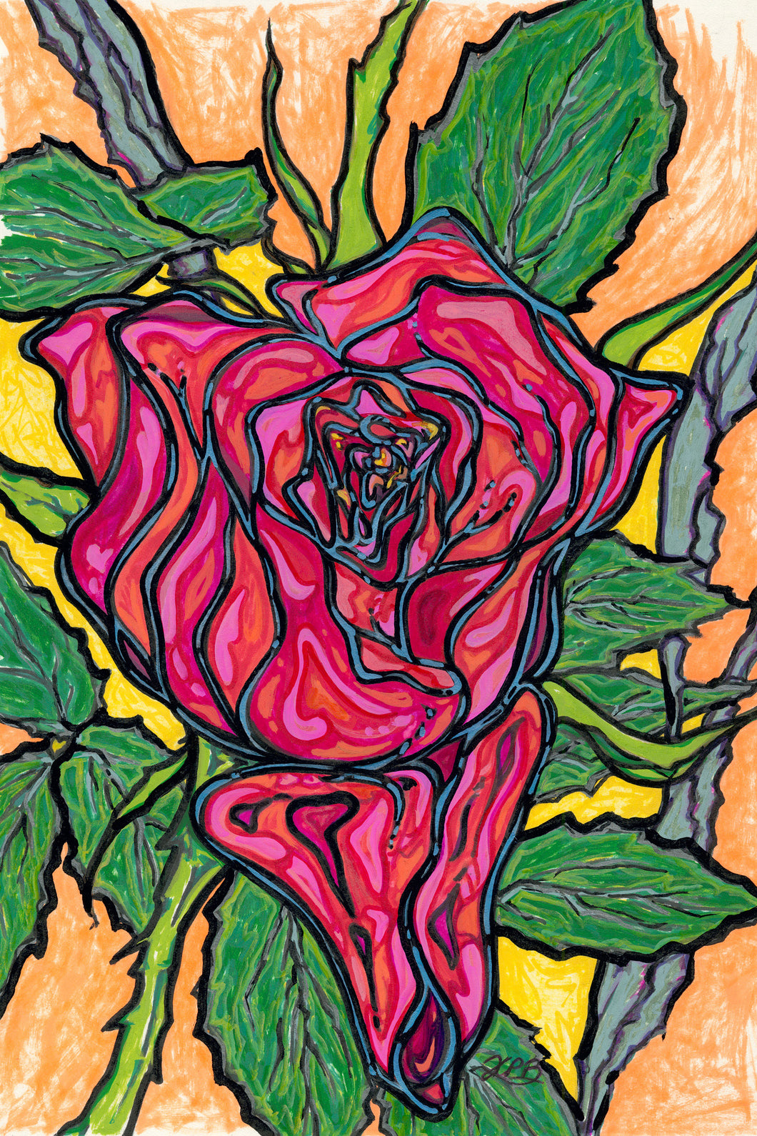 Floral Series - Burst Forth
