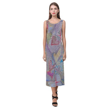Load image into Gallery viewer, Sometimes Sleeveless Open Fork Long Dress
