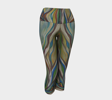 Load image into Gallery viewer, Love is Breaking Through Yoga Capris
