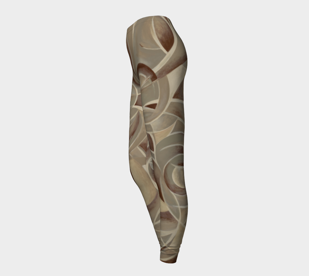 Metallic Femininity Classic Leggings
