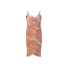 Load image into Gallery viewer, Nothing Gold Can Stay Spaghetti Strap Backless Beach Dress
