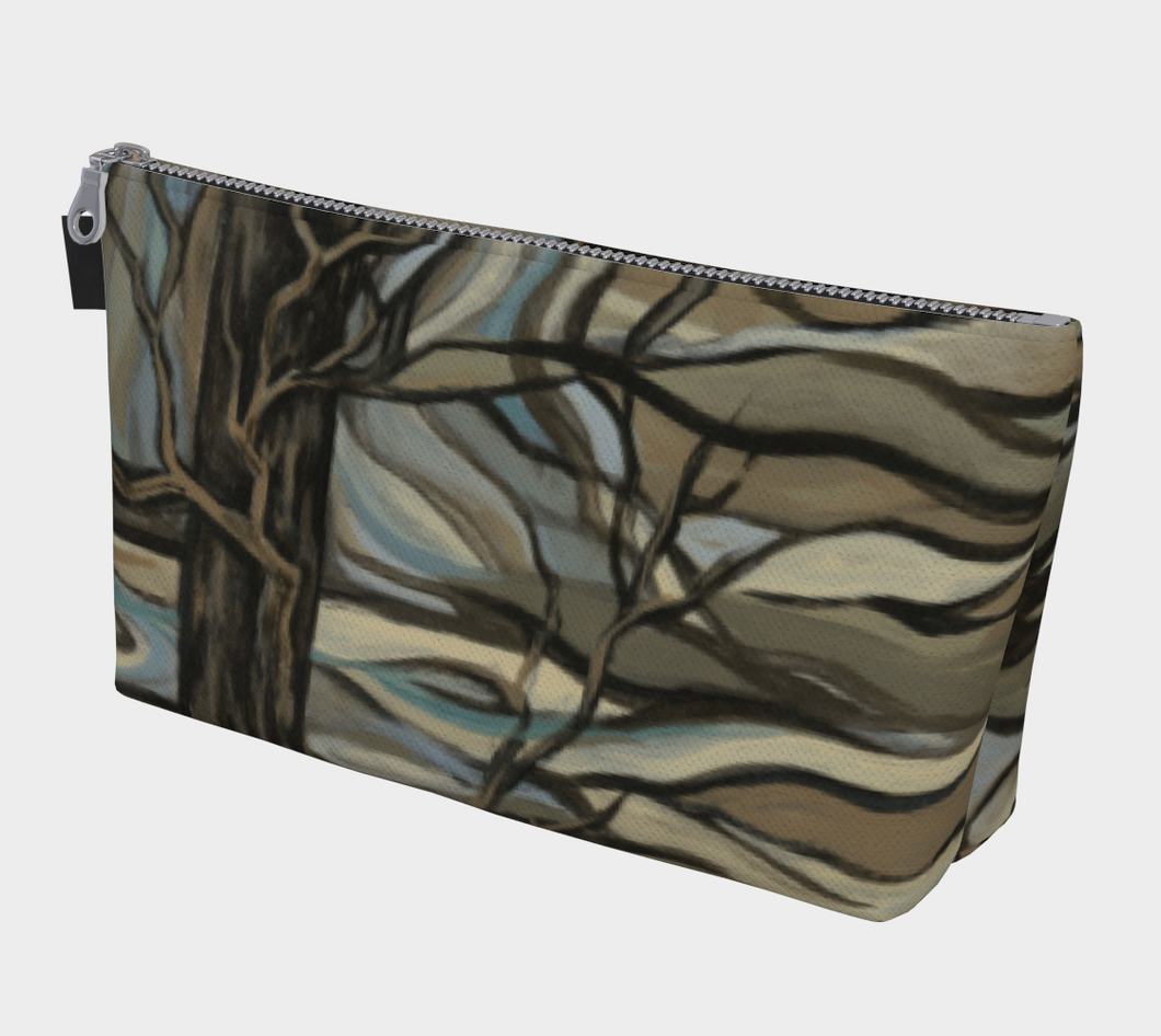Misty Trees 1 Makeup Bag