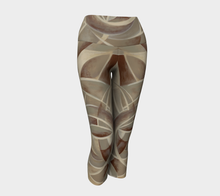 Load image into Gallery viewer, Metallic Femininity Yoga Capris
