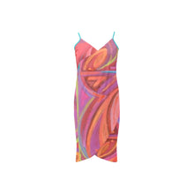 Load image into Gallery viewer, Love God Love People Spaghetti Strap Backless Beach Dress
